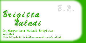 brigitta muladi business card